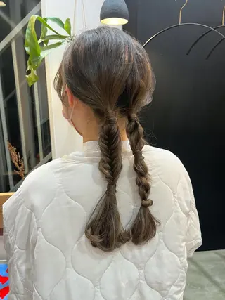 ロング 田川 華奈のヘアスタイル