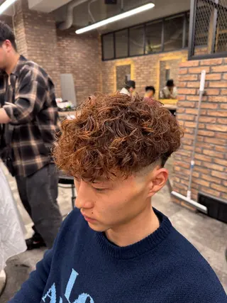 パーマ メンズ パーマ特化 まなるのヘアスタイル