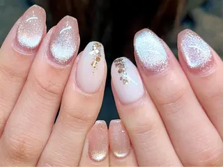 ショート カラー ネイル ネイルサロン リリーブランシュ所属・森 瑞紀のネイルデザイン