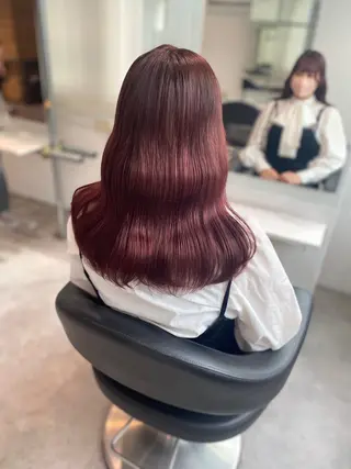 ロング カラー 💙ハイトーン韓国風 色白ヘア💙manaのヘアスタイル