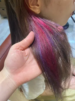 ロング カラー 金沢市/美容師/ 岡島由希美のマツエク・マツパデザイン