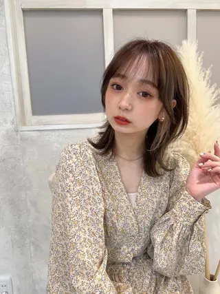 セミロング FORTE MiLA 新居尚志のヘアスタイル