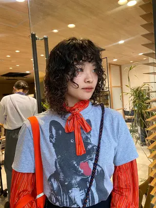 セミロング パーマ パーマ指名No1 /namiのヘアスタイル