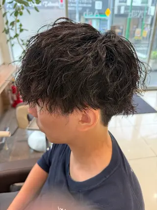 ショート パーマ メンズ メンズ特化 Taiju‪✂︎💈のヘアスタイル