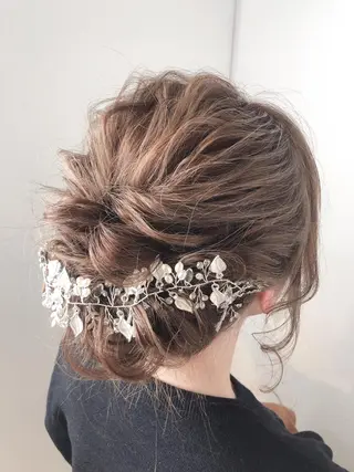 セミロング ヘアアレンジ 田中 アキオのヘアスタイル