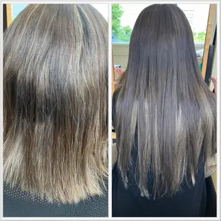 ミディアム エクステブリーチ矯正 griFFicaのヘアスタイル