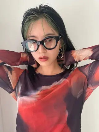 ミディアム カラー ダブルカラー/ 艶カラー／こうきのヘアスタイル