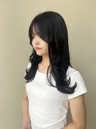 ロング カラー tomu/天神大名/ 透明感カラー🐧のヘアスタイル