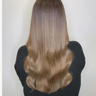 セミロング カラー ✨🔥髪質改善🔥✨ 加賀美のヘアスタイル