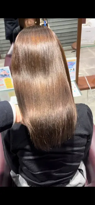 セミロング 髪質改善 田中大貴のヘアスタイル