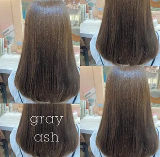 セミロング カラー ヘアアレンジ メンズ キッズ マツエク・マツパ RIYA❤︎ Aujuaソムリエのヘアスタイル