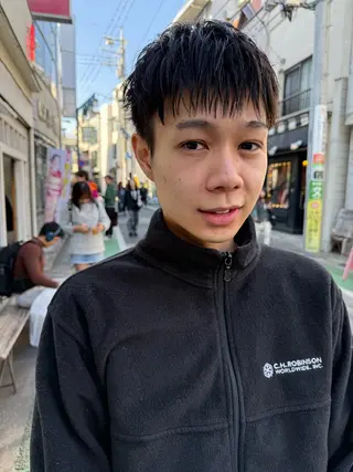 ショート 森貴裕/ベージュ/ パーマ/オリーブのヘアスタイル