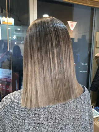 ミディアム 高山 滉太のヘアスタイル