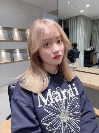 ミディアム HIBIKI/原宿 ハッシュカット🪄のヘアスタイル