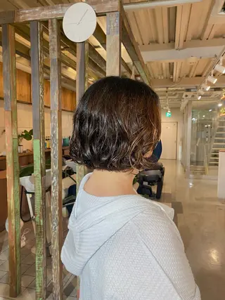 ミディアム faith hair apros.所属・白上 愛佳のヘアスタイル