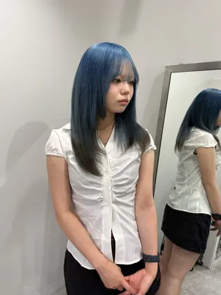 セミロング WICO新宿所属・🤍WICO ゆか🤍のヘアスタイル