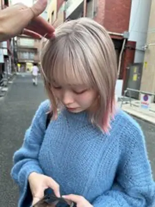 ミディアム カラー Rinka‪☀️ /nelkeのヘアスタイル
