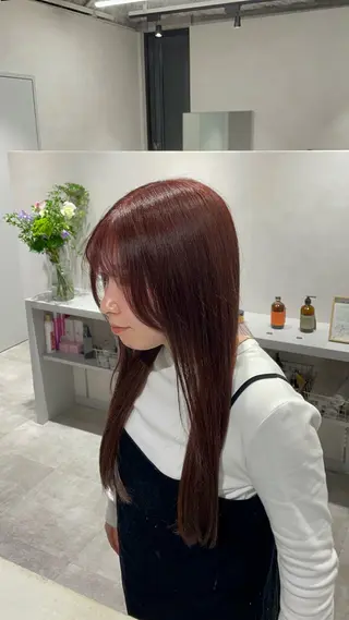 カラー モデル募集中/西梅田 かえで🎀のヘアスタイル