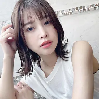 ミディアム 似合わせヘア/ボブ/ ミディアム/Takaのヘアスタイル