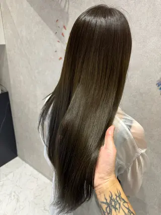 セミロング カラー 韓国ヘアー🦄ྀི オタク美容師🌈山本のヘアスタイル