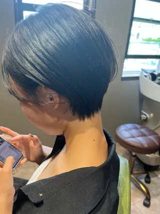 ショート hairsalon  route.所属・小川 りえのヘアスタイル