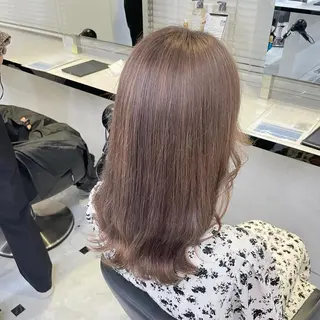 ミディアム カラー ヘアアレンジ 💖うる艶カラー💖 モデル募集💖のヘアスタイル
