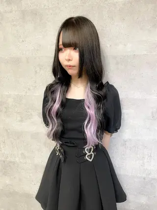 ロング カラー ハイトーンエクステ 🎩カズキ🎩のヘアスタイル