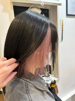 ショート カラー 🪼高評価🪼 💎柴崎の藤咲💎のヘアスタイル