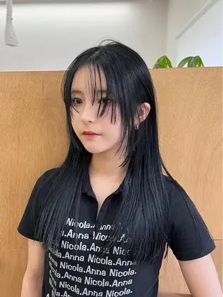 ロング カラー miyu /レイヤー/ブリーチのヘアスタイル