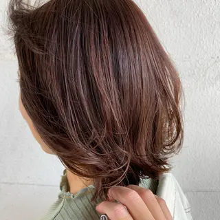 ミディアム 透明感カラー 金村真子のヘアスタイル