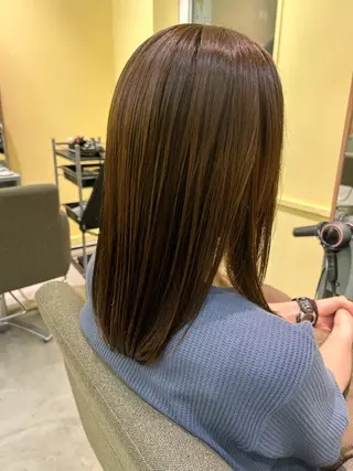 カラー 一條 乃亜のヘアスタイル