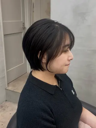 ショート 韓国風レイヤー🎀 北千住 HAOのヘアスタイル