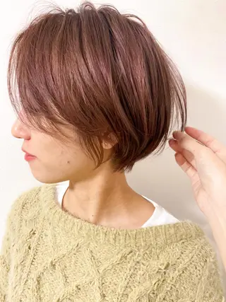 ショート カラー レイヤーカット/ 火ノ見🪡のヘアスタイル