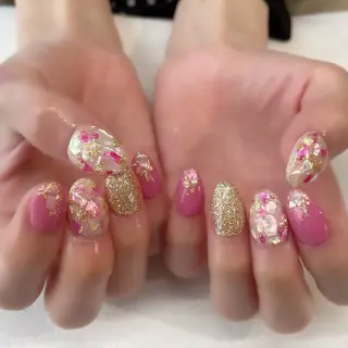 ネイル 🌈🐰 saki. m 🐰🌈のネイルデザイン