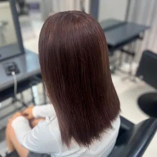 セミロング vain　渋谷【ヴェイン シブヤ】所属・Rio / 縮毛矯正🍒のヘアスタイル