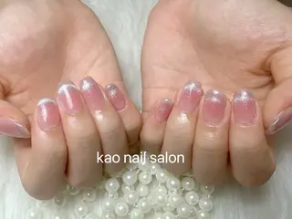 ネイル kao nail マグネット/長さだしのネイルデザイン