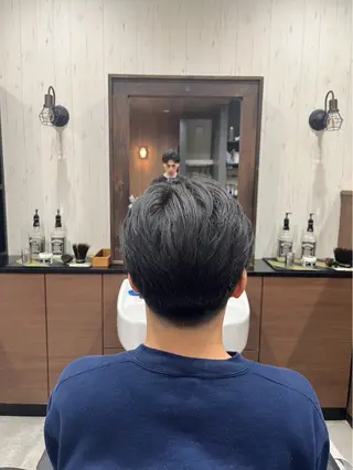 セミロング 銀座マツナガ所属・大平 豪のヘアスタイル