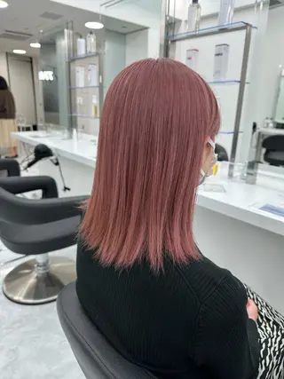 ミディアム カラー ダブルカラー 韓国ヘアKYONのヘアスタイル