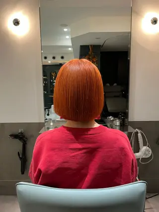 ショート カラー 🌻暖色カラー🌻 sakuraのヘアスタイル