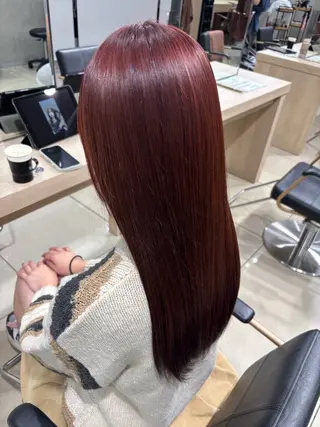 ロング カラー 🍒カラー/縮毛🍒 こばるのヘアスタイル