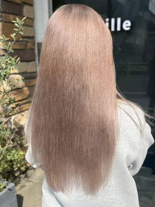 ロング カラー 透明感カラー/パーマ 🌀アオノのヘアスタイル