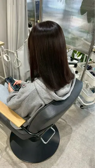 ミディアム カラー himari💜 暖色カラー/レイヤーのヘアスタイル