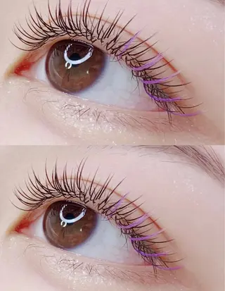 カラー マツエク・マツパ Angela エステサロンのマツエク・マツパデザイン