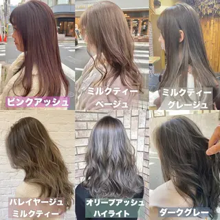 ロング カラー パーマ シェアサロン salowin所属・✨ブリーチなし透明感 カラー🥇ユースケのヘアスタイル