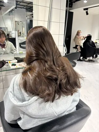 ロング カラー 表参道♡暗髪^ྀི 艶カラー♡アユミのヘアスタイル