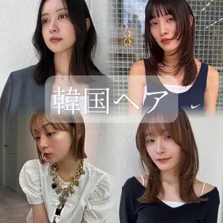 セミロング カラー 可愛いを作る神 ナオヒロのヘアスタイル