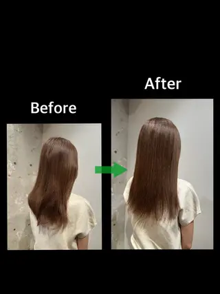 ロング 吉田 佳乃子のヘアスタイル