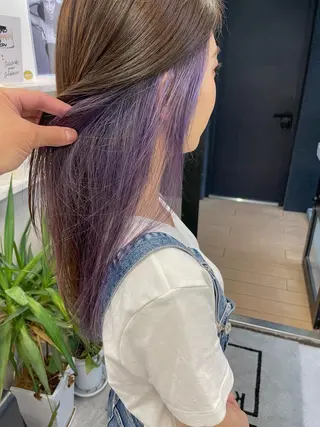 ロング カラー ヘアアレンジ autre所属・大久保 ひでなりのヘアスタイル