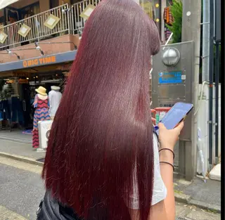 ロング カラー ボブハイトーン🦖 デザインMAMIのヘアスタイル