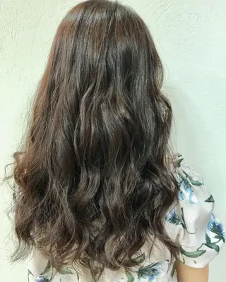 ロング カラー ヘアアレンジ 齊藤 久恵のヘアスタイル